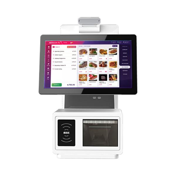 New Design double screen best pos system cash all in one  for shop