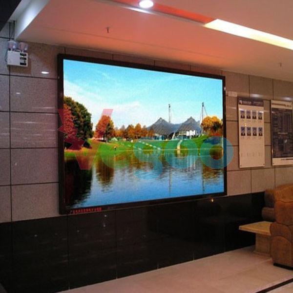 Tela interna P7.62mm 1200cd/㎡ da propaganda comercial de cor completa