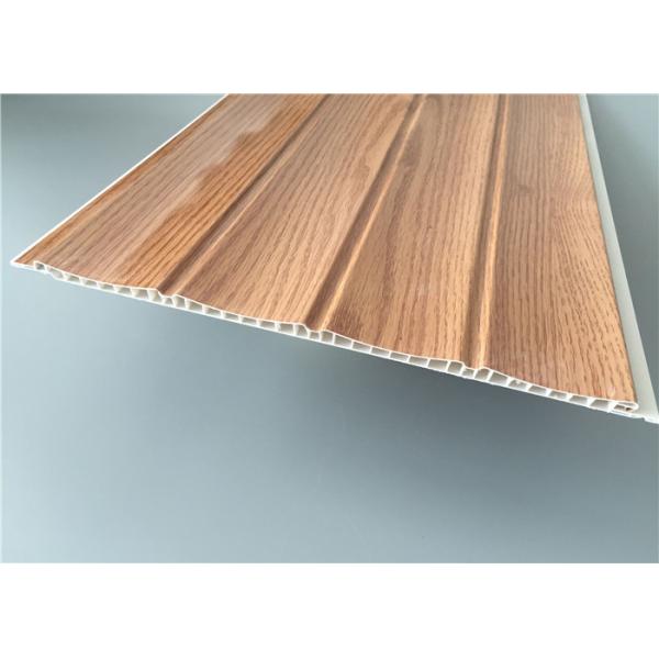 Customized Decorative PVC Panels With Four Grooves Fire Proof 8 Mm Thickness