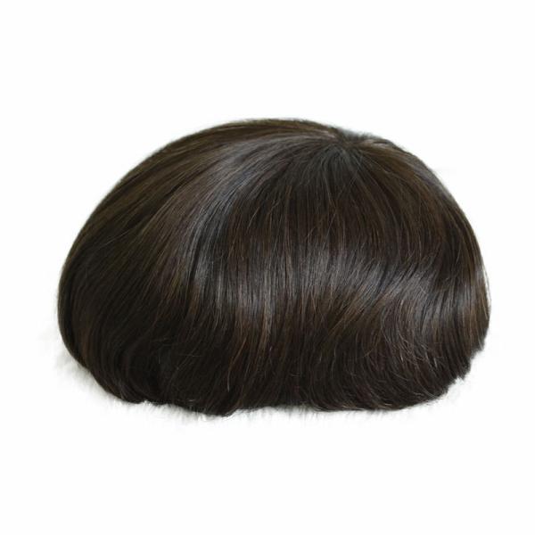 Men Hair Pieces Indian Remy Human Hair Toupee with 100% Virgin Cuticle Aligned Hair