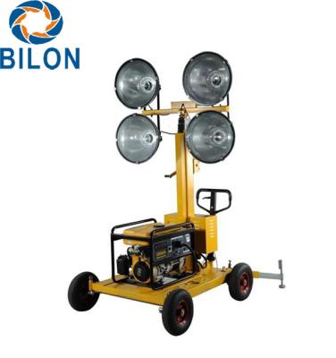 Mineral Industrial Mobile Light Tower IP54 IP Rating For Construction / Emergency
