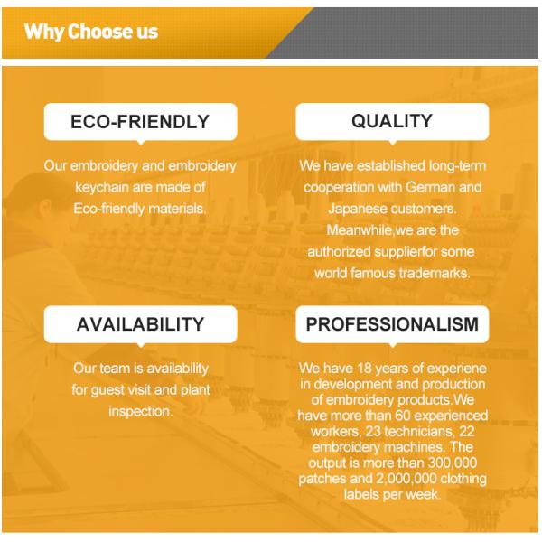 Chinese Style  Embroidery Thread Clothing Tags Labels