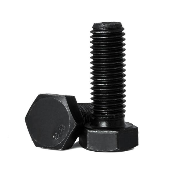 High Strength Din 931 M8 X 30 Black Oxide Hex Head Bolt Polished
