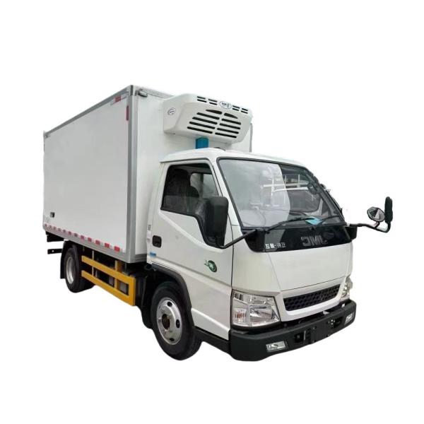 4x2 JMC 16-18CBM Freezor Van Fruits Vegetables Milk Delivery Mobile Refrigerator Truck with 1-10T Capacity in Ghana Market