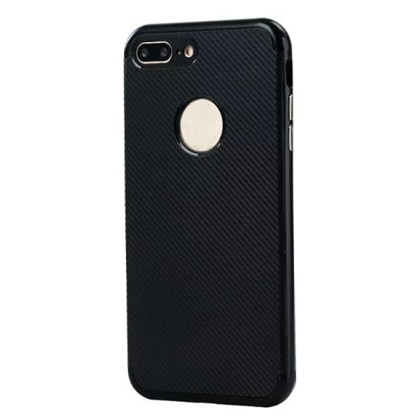Soft TPU+Plating PC 2 in 1 Anti-drop Cell Phone Case Back Cover For iPhone 7 6s Plus