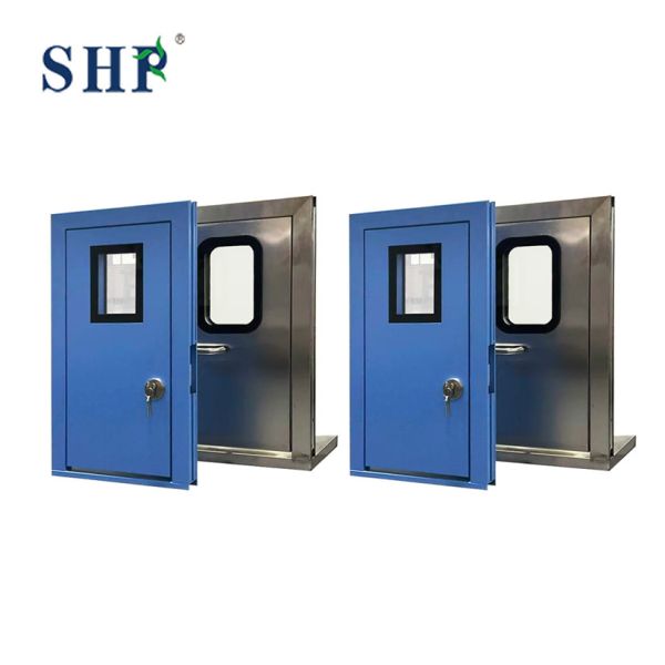Swing Entry Access Pharma Cleanroom Hygiene Doors in Customized Color