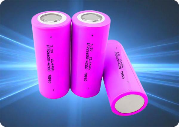 12.6A Lifepo4 26650 batterie 3,2 V 4200 mAh batterie rechargeable légère