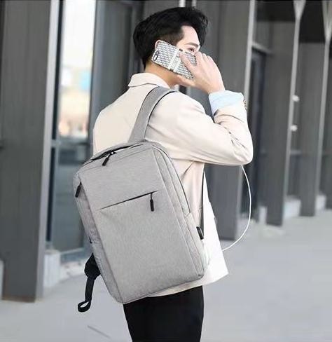 Lightweight Casual Travel Backpack Simple Daily Rucksack Business Shoulder Bag For Men