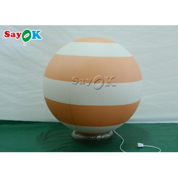 7ft Pvc Orange Airtight Inflatable Christmas Balloon Xmas Hanging Decor