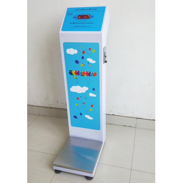 Coin Vending Weighing Scales Division 0.1kg LED Display Type Digital Body Weight Machine
