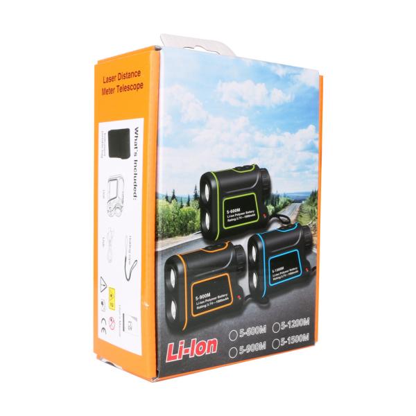 Portable 6X 25mm 5-600m Laser Range Finder Distance Meter Telescope for Golf, Hunting , Outdoor Activity and ect.