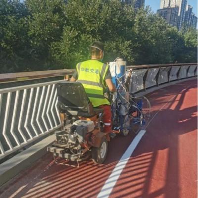 Máquina de Marcação de Linhas de Estrada Componente Duplo Para Aeroporto