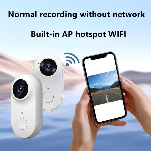 Metal Wireless Collar Pet Camera Free App Night Vision 1080p Full HD