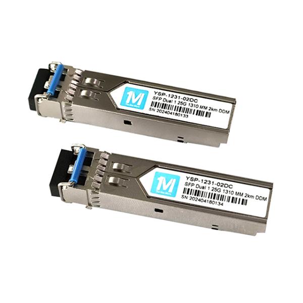 1.25G Duplex 20km 1310nm LC Connector 1000BASE SMF Fiber Optic Module Pluggable SFP Transceiver with DDMI implementation