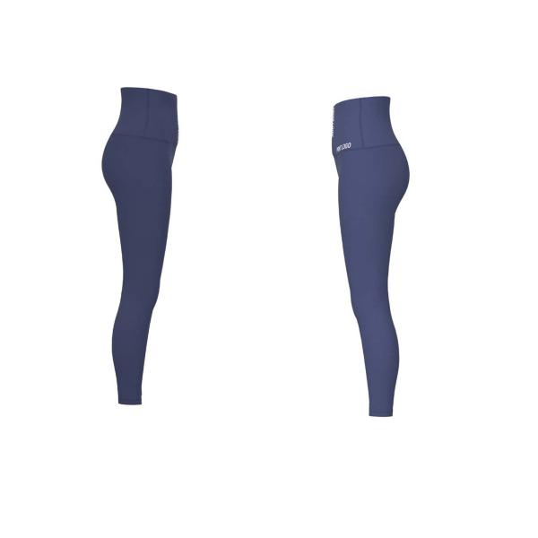 Голубые гетры тренера талии брюк 3XL 99cm йоги Shapewear латекса