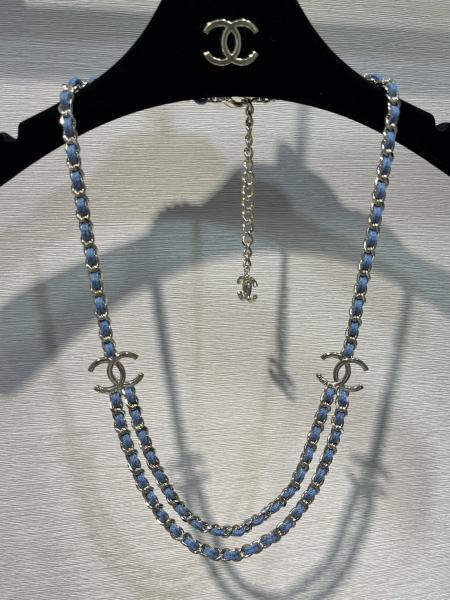 Lightwieght Luxury Statement Necklaces Blue Denim Luxury Fashion Necklace