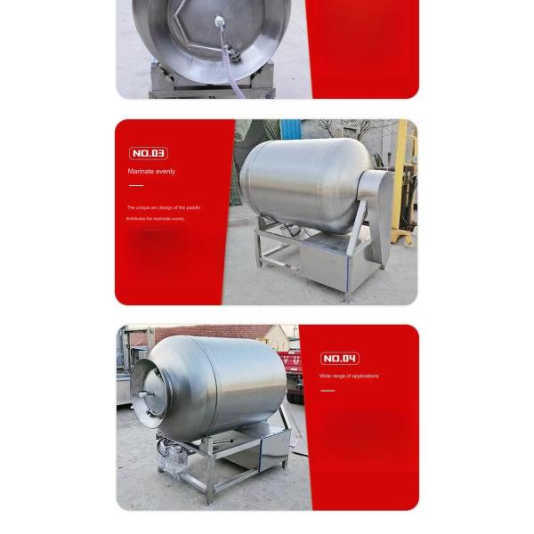 50L/100L/200L Capacity Commercial Vacuum Meat Tumbler Machine for Pork Meat Marinating