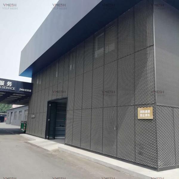 Aluminum Expanded Metal Mesh Anodized Powder Coated Custom Colors