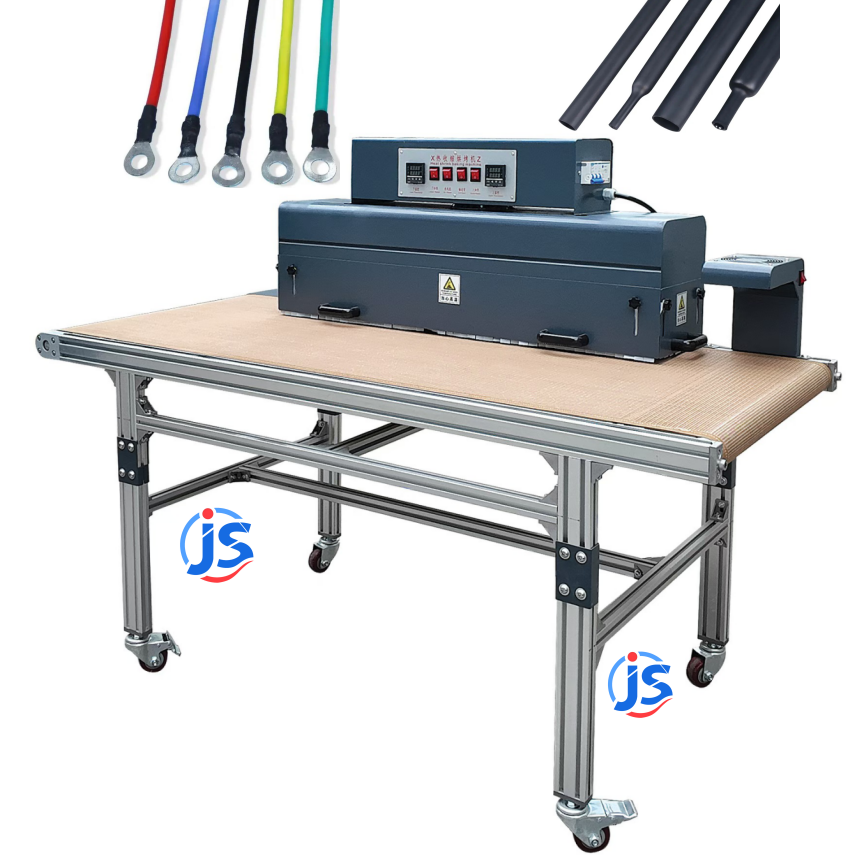Dual Side Heat Shrink Tubing Machine Cable Identification Heat Tunnel Machine 3.6kW With High Temperature Resistant Teflon Mesh Belt