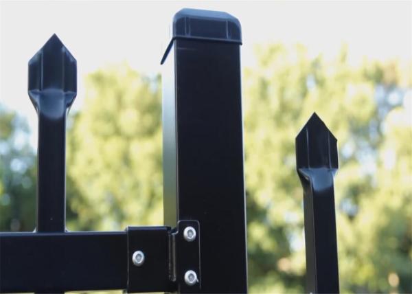 garrison fence security fence, crimped and pressed spear top fencing for sale