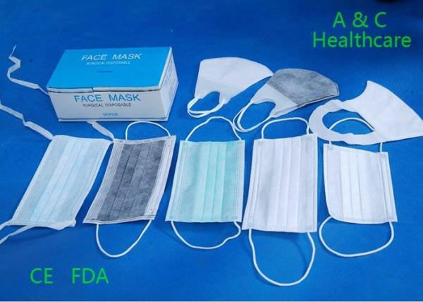 Adult Anti Virus Ear Type Disposable Face Mask Blue And White Gb2626-2006