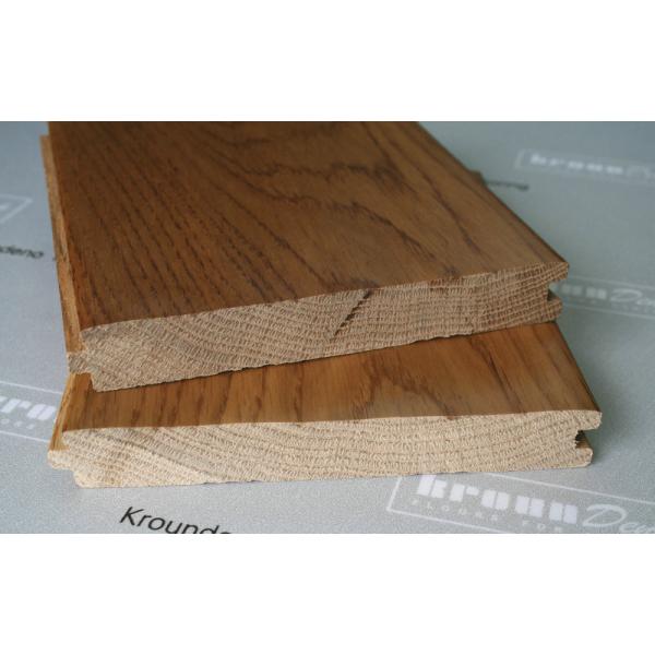 A 18 mm Antique Wood Flooring , wide plank Oak solid wood floors