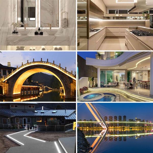 Светодиодный ленточный свет 8mm10mm 480leds 3000K4000K6500K Теплый натуральный белый гибкий свет COB