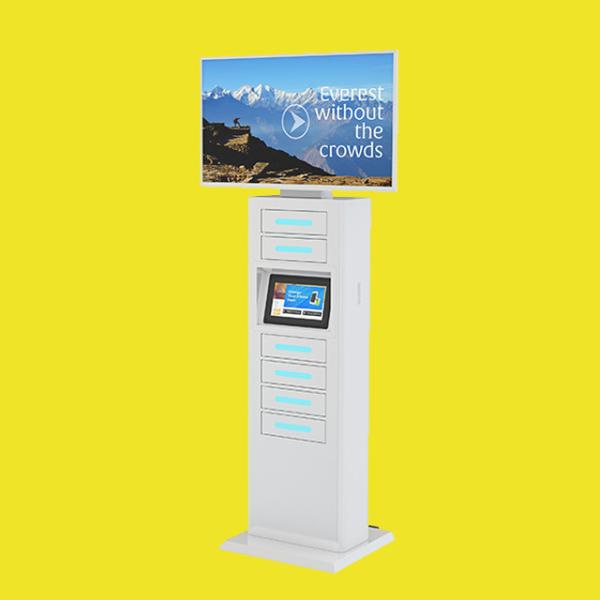 Гостиничные рестораны сотовые зарядные станции с 43 большими экранами для посетителей для регистрации и депозита телефонов