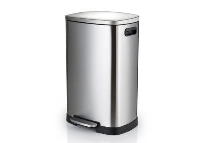 Recycling 355mm Width Stainless Steel 13 Gallon Trash Can