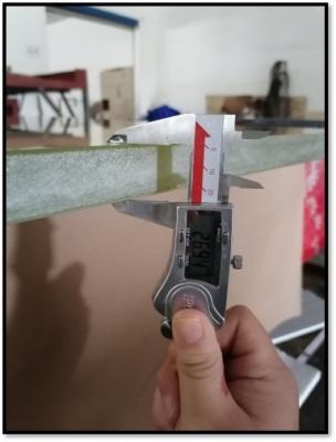 vidro chumbado personalizado 23mm que protege para a proteção de radiação da sala do Ct