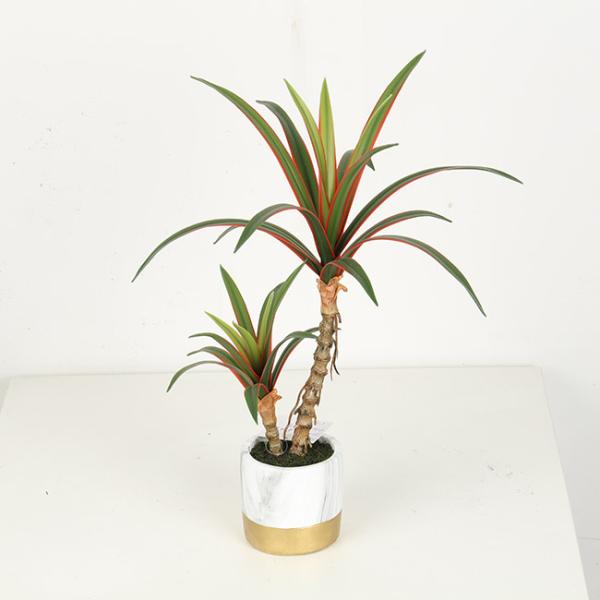 Red Side Dracaena Artificial Bonsai Tree For Indoor Decoration 38 CM 50 CM 68 CM