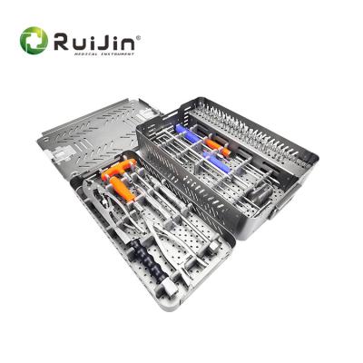 Medical Posterior Internal Fixation Orthopedic Pedicle Screw Instrument Set For Spinal