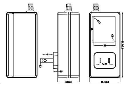 штепсельные вилки переходника 12V 4A 15V 3A 24V 2A силы 48W 9V 5A переключая Multi