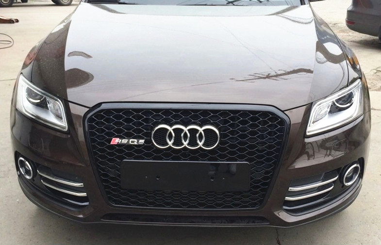 Audi Q5 2013 Chrome Car Grilles, RSQ5 стиль модифицированная авто решетка