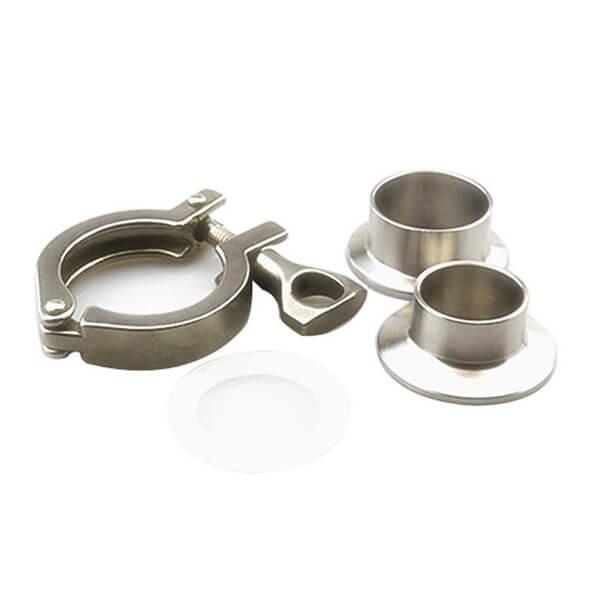 Aseptic Sanitary Tri Clamp Fittings Connection Couplings Set Standard Type