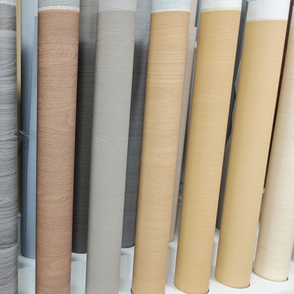 Light Oak Wood Foil for Nordic Kitchen Fronts | 2D Lamination & Pressing Vinyl