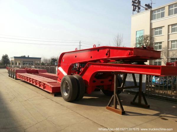 Gooseneck Lowbed Trailer Dolly for Heavy Duty Heavy Machine Lowbed Semi Trailer 80 ton  100Ton WhatsApp:8615271357675