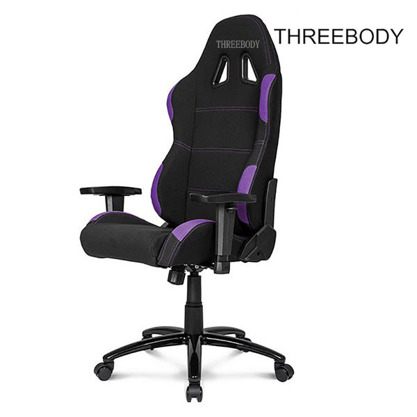 High Back Ergonomic Gaming Chair , Black And Gray Big And Tall Gaming Chair
