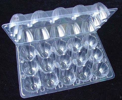 Convenient 8pcs 0.7mm PVC Plastic Egg Carton Transport Egg Incubator Tray