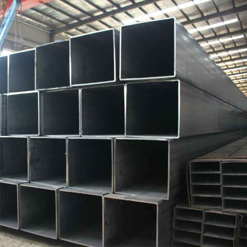 Square Section Shape 11 Gauge Non-Alloy Carbon Black Steel Tube Shelf Fence Designs