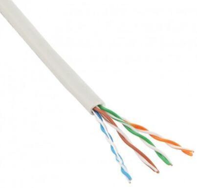Telecommunication Cat5e UTP Network Cable 305m 24AWG CCA / Bare Copper