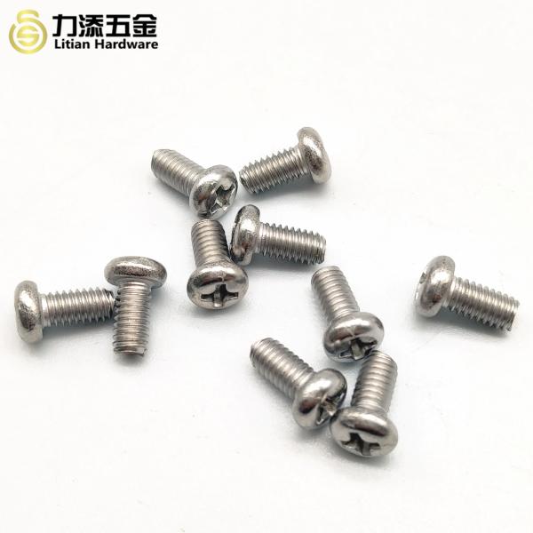 Stainless steel 304 stainless steel round head screw pan head cross machine tooth screws