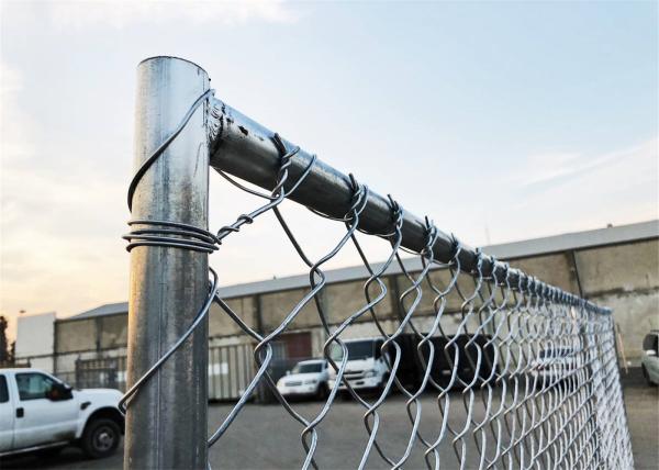 6'x12'  New Cyclone Chain Link Temporary Fence Panels  Mesh 57mm x 57mm Diameter 2.70mm