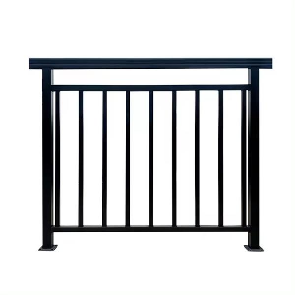 CE ISO 90001 Certified Commercial Aluminum Fence / 5ft Black Aluminum Fence