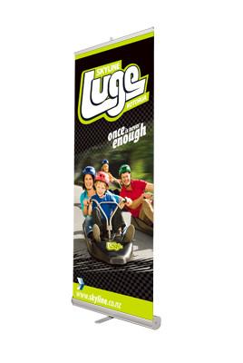 Trade Show Retractable Banner Stands 85 * 200 Cm Classic Highlight