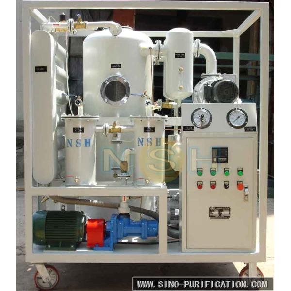 Double-Stage Vacuum Oil Purifier Insulating Fluid Dehydration Degassing Filtration System