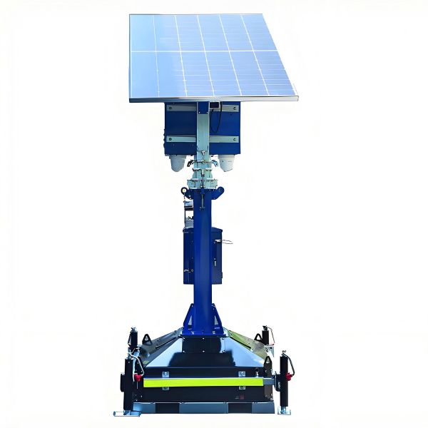 Remote Monitoring Solar Light Tower Campus Perimeters and Commercial Facilities  Mobile Solar Light Tower
