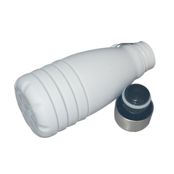 Серый цвет бутылок с водой 550ml силикона складной Biodegradable многоразовый подгонял