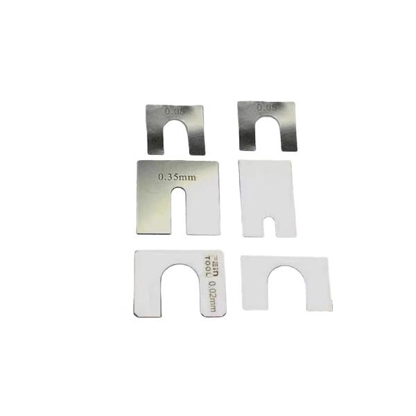 Custom 0.02mm Flat Washers 304 Stainless Steel Aluminum Flat Shims Anodized Yellow