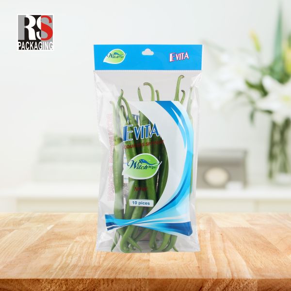 Micro Perforate Fresh Food  Zipper Bags Fruit Vegetables Packaging Bag